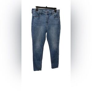 OLD NAVY High Rise Skinny Stretch Jeans Women's Size 12 Medium Wash